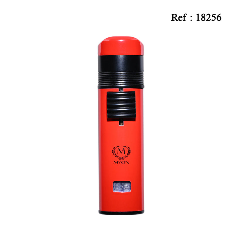 Briquet Cigares triple jet Edition Racing Myon Rouge & repose-cigare - Jagsmoke