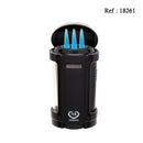 Briquet Cigares quadruple jet Edition Racing Myon Noir - Jagsmoke