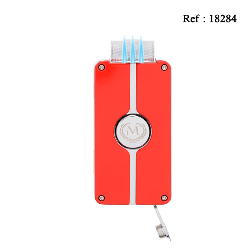 Briquet Cigares triple jet Edition Racing Myon Rouge - Jagsmoke