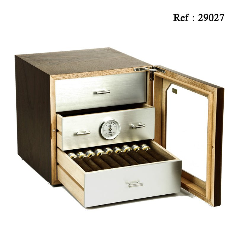 Cave à cigares Chianti Medium Noyer mat Deluxe Adorini - 100 cigares - Jagsmoke