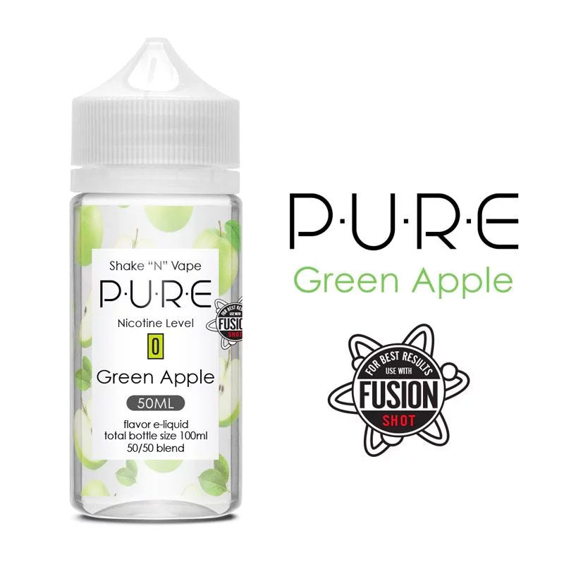 E-liquide Pomme verte 50mL PURE - Jagsmoke®