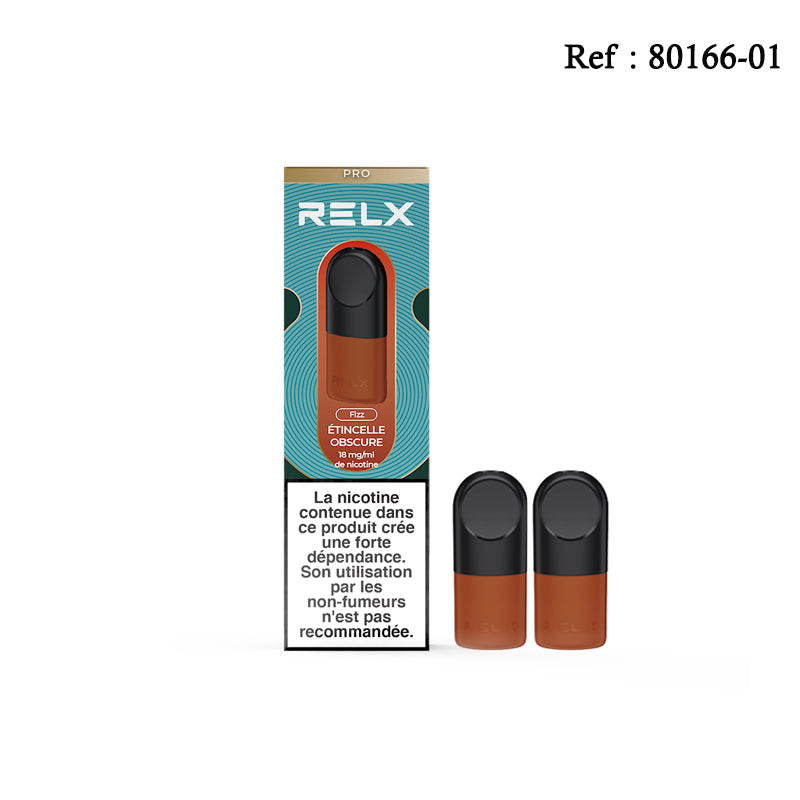 Pod Pro-2 RELX Etincelle obscure 18mg/mL - Jagsmoke