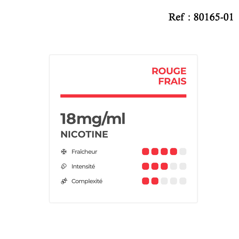 Pod Pro-2 RELX Rouge frais 18mg/mL - Jagsmoke