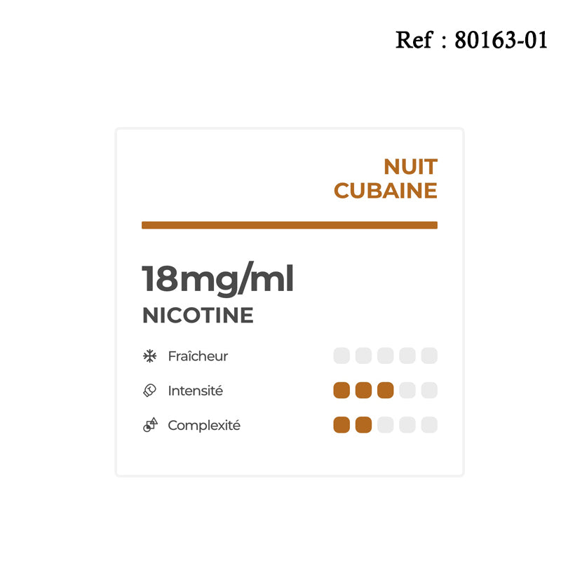 Pod Pro-2 RELX Nuit cubaine 18mg/mL - Jagsmoke